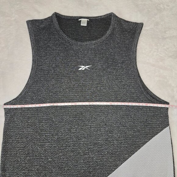 2/$20 Reebok Men's Workout Ready Melange Tank, size S - Picture 6 of 6
